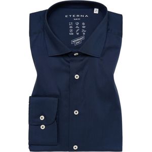 SLIM FIT Performance Shirt in navy vlakte