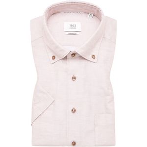 COMFORT FIT Linen Shirt in zand vlakte