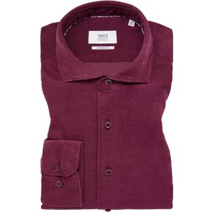 MODERN FIT Overhemd in raspberry vlakte