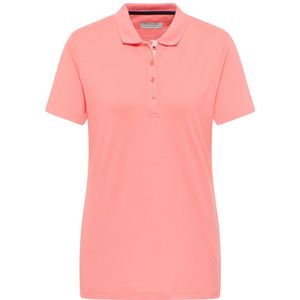 Poloshirt in koraal vlakte