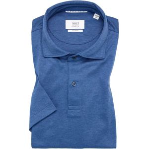 SLIM FIT Jersey Shirt in blauw vlakte