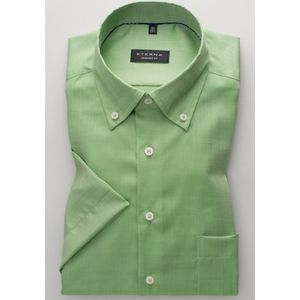 COMFORT FIT Overhemd in groen vlakte