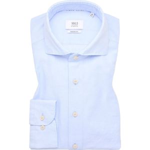 MODERN FIT Linen Shirt in pastelblå vlakte