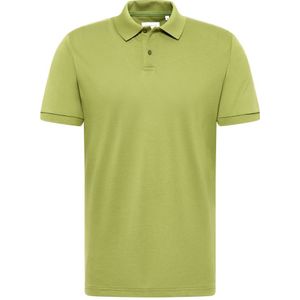 MODERN FIT Poloshirt in groen vlakte