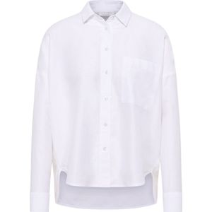 Linen Shirt Blouse in wit vlakte