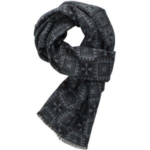 Sjaal in zwart geruit