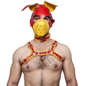 Masker Shaggy Dog Hood - Gele oren
