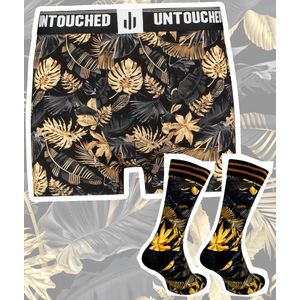 Sock My Golden Leaves - Heren Boxershort + Sokken