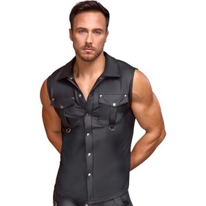 NEK Mouwloos Shirt - Zwart