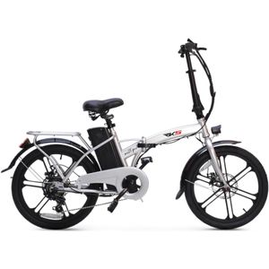 RKS MX25 Pro - Elektrische Vouwfiets - Zilver - 20x1.95 inch - Accu 36V (8Ah) - 250W Motor - Shimano 6 Versnellingen