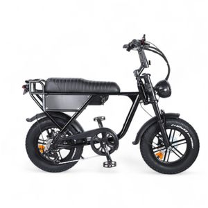 Ouxi C63 Mini Fatbike - Kinderfatbike - Zwart - 16x4 inch - Accu 36V (10.5Ah) - 250W Motor - Shimano 7 Versnellingen - Hydraulische Remmen