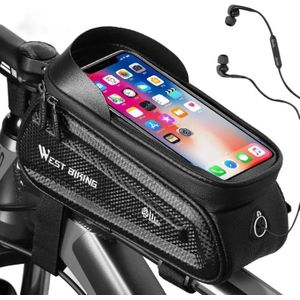 West Biking Frametas Fatbike fiets - Waterdichte Telefoonhouder