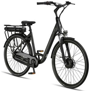 Altec Diamond E-bike 28 inch – 53 cm – 468Wh – Voorwielmotor – Shimano Nexus 7 – Hydraulische Schijfremmen – Mat Zwart – Elektrische Stadsfiets