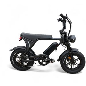 Ouxi C80 Mini Fatbike Mat Zwart