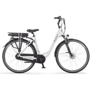 Puch E-Folk N7 Elektrische Fiets - 55cm - Damesfiets - Glans Wit - E-bike