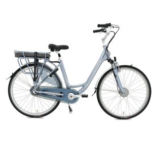 Vogue Basic N7 E-bike Silk Blue 49cm – Elektrische Damesfiets met 468Wh Accu, Shimano Nexus 7 Versnellingen, Voorwielmotor & LED Verlichting – Actieradius tot 120 km