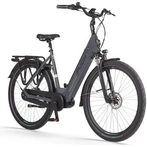 Puch E-Modern Elektrische fiets - N7 - Damesfiets - Basalt Grijs Glans - E-bike