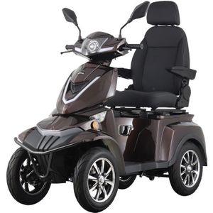 Vista 4 Luxe E-Scootmobiel Elektrisch 1000W 60V 20Ah - Bruin