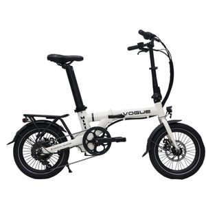Vogue Mini - Elektrische Vouwfiets - Grijs - 120 kg Draagvermogen - 36V/281Wh Accu - Hydraulische Remmen - 6 Versnellingen - Achterwielmotor