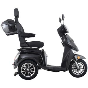 Vista 3 Luxe E-Scootmobiel Elektrische Driewieler 1000W 60V 20Ah - Zwart