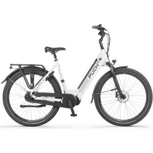 Puch E-Modern Elektrische fiets - N7 - Damesfiets - Cream White - E-bike