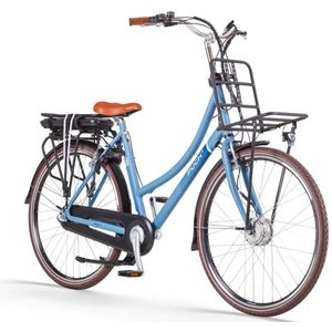 Puch E-Rock N3 Elektrische fiets - Jeans Blauw - Damesfiets - 50cm - E-bike