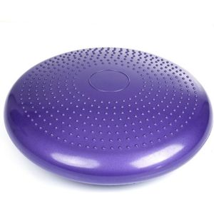 Dikke explosie-proof Yoga Speciale Massage Balans Kussen  Diameter: 33cm  Specificatie: Met Gas Needle (Paars)