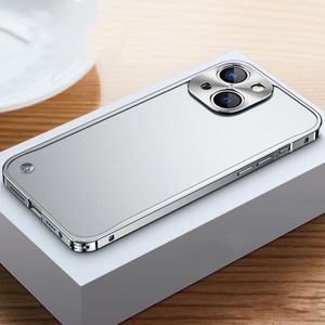 Metalen frame Frosted Case voor iPhone 13 Mini