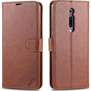 Voor Xiaomi Redmi K20 / K20 Pro AZNS Schapenvacht textuur horizontale flip lederen kast met Holder & Card Slots & Wallet(Bruin)