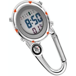 Mountain Climbing Watch Multifunctionele RoestvrijStalen Haak Horloge (Oranje)