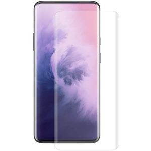 ENKAY Hat-Prins 3D volledig scherm huisdier gebogen Hot Bending HD Screen Protector film voor OnePlus 7 Pro