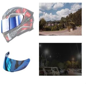 Motorhelm Visor Anti-UV Wind Shield Lens voor AGV K1 / K3SV / K5 (gegalvaniseerd blauw)