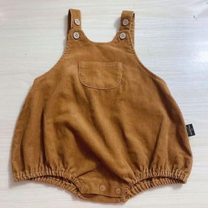 Herfst Corduroy Baby Overalls Jumpsuit (Kleur: Koffiegrootte: 66cm)