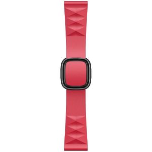 Moderne stijl siliconen vervanging riem horlogeband voor Apple Watch Series 6 & SE & 5 & 4 40mm / 3 & 2 & 1 38mm  stijl: zwart gesp