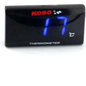 KOSO Motorcycle Water Tank Thermometer(Blue Light)