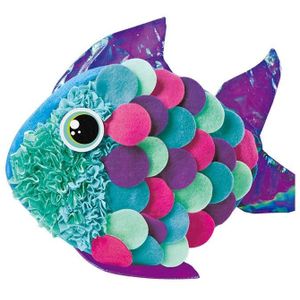 DIY Plush Pillow Toy Three-Dimensional Handmade Doll Material Package(Fairy Fish )