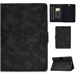 Voor Samsung Galaxy Tab A 9.7 T550/T555C Cowhide Texture Horizontale Flip Lederen case met Holder & Card Slots & Sleep / Wake-up Functie(Grijs)