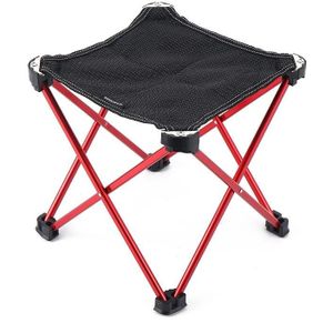 CLS C3 Outdoor Opvouwbare Kruk Klimmen Camping Draagbare Kleine Bank (Rood)