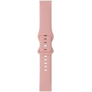 Voor Samsung Galaxy Watch 3 45mm 8-gesp Silicone Vervanging Strap Horlogeband (Pink Sand)