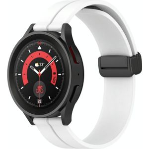 Voor Garmin Venu SQ 20mm Effen kleur magnetische sluiting siliconen horlogeband