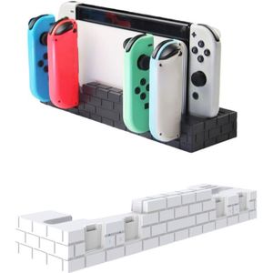 Voor Nintendo Switch / Switch OLED SW488 Power Bracket Game Card Storage Stand Handvat Oplaadstoel