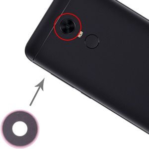 10 STKS camera lens cover voor Xiaomi Redmi 5 plus (roze)