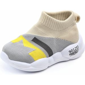 D2232 Ademende wandelschoenen voor baby's Fly geweven mesh vrijetijdsschoenen voor kinderen  maat: 21