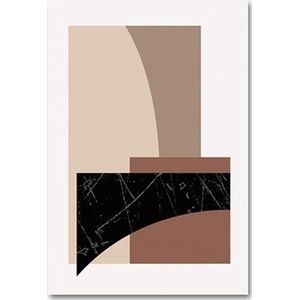 Niche kunst abstract combinatie decoratief schilderij hotel appartement Club moderne minimalistische schilderwerk  grootte: 35x50 cm (frameless C)