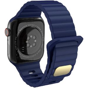 AdemendhuidvriendelijksiliconenvoorAppleWatchUltra49mm/serie8&745mm/SE2&6&SE&5&4 44 mm / 3&2&1 42 mm