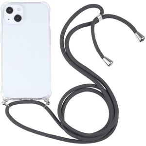 Schokbestendige Transparante TPU-beschermhoes met lanyard voor iPhone 13 Mini