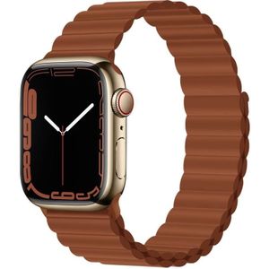 Siliconen magneet horlogeband voor Apple Watch Series 7 41 mm / 6 & SE & 5 & 4 40 mm / 3 & 2 & 1 38 mm