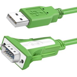 D.Y.TECH USB tot RS232 Seriële kabel (groen wit 1 8m)