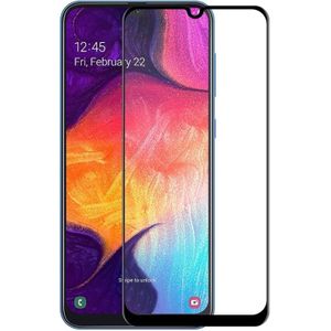 DIDIT Hat-Prince 0.26 mm 9u 6D gebogen volledig scherm getemperd glas film voor Galaxy A30/A50 (zwart)