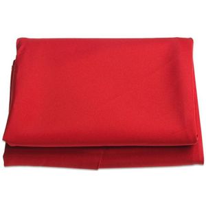 Polyester parasol vervangende doek rond tuin paraplu cover  maat: 2 7 m 8 ribben (groot rood)